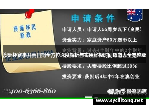 澳洲杯赛事开赛日期全方位深度解析与实用终极时间指南大全完整版